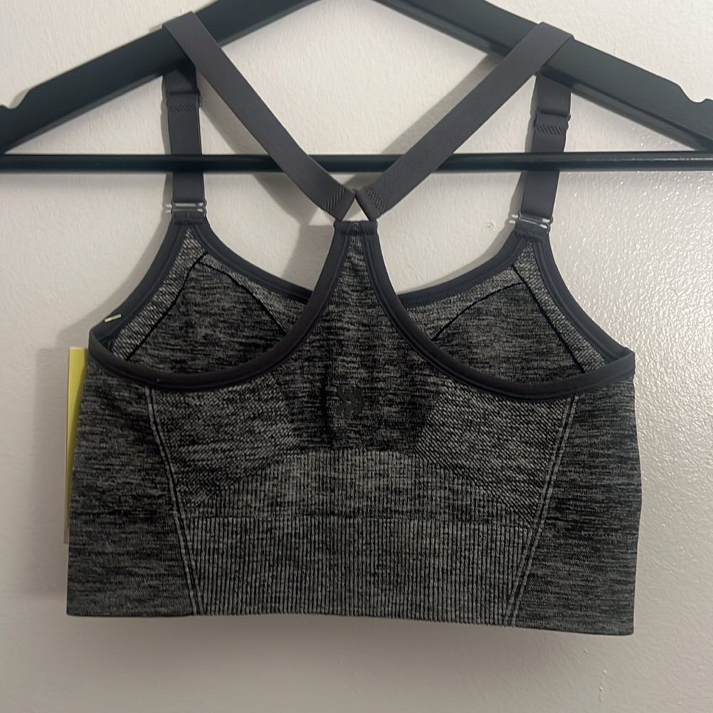 All in Motion Charcoal Sports Bra - Picture 3 of 4